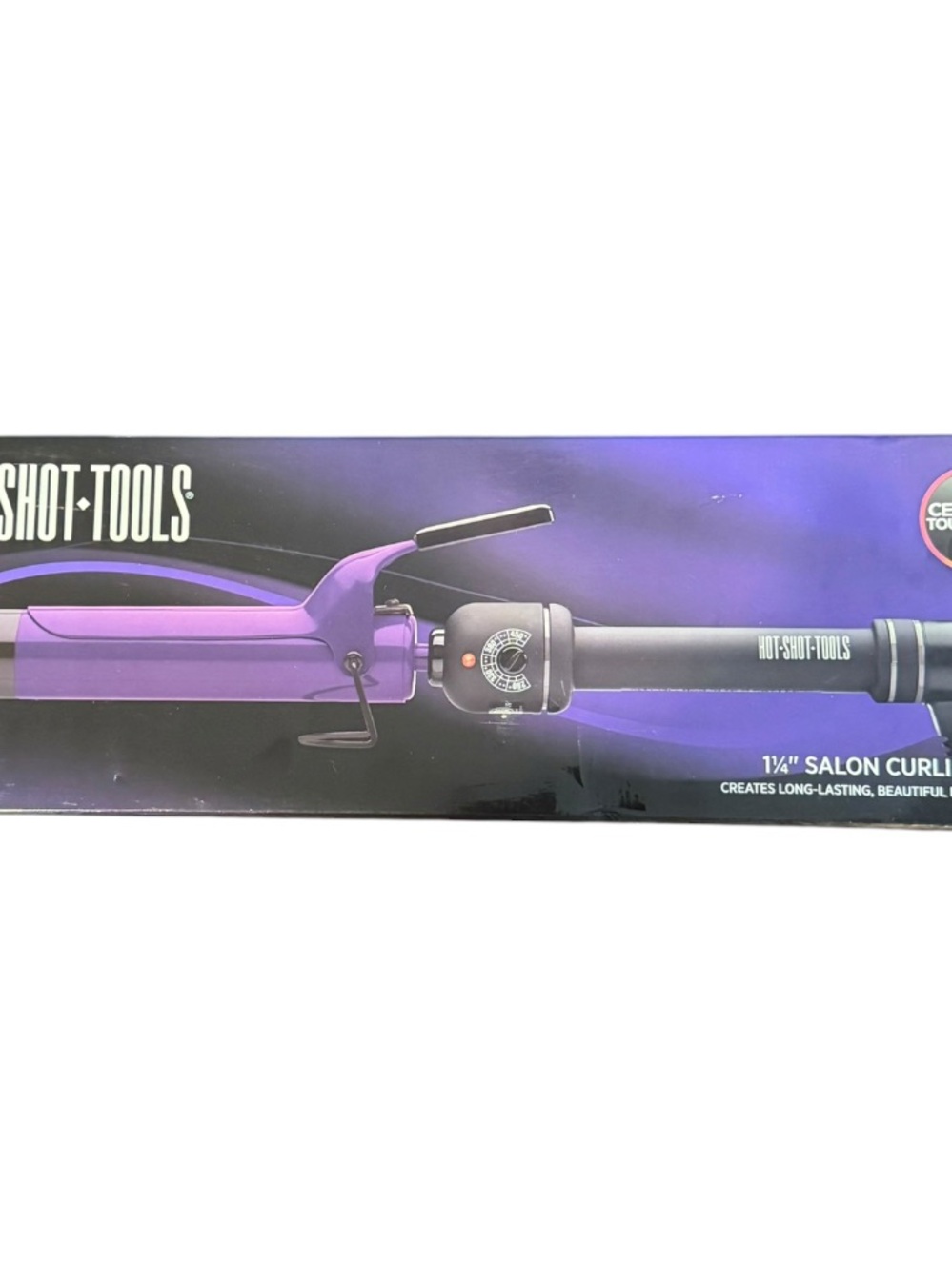Hot Shot Tools 1¼" Purple Salon Curling Iron